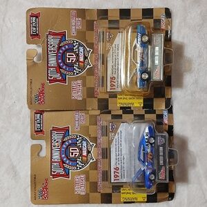 Racing Champions 50th Anniversary 2 Collectible 3.25" Toy Cars